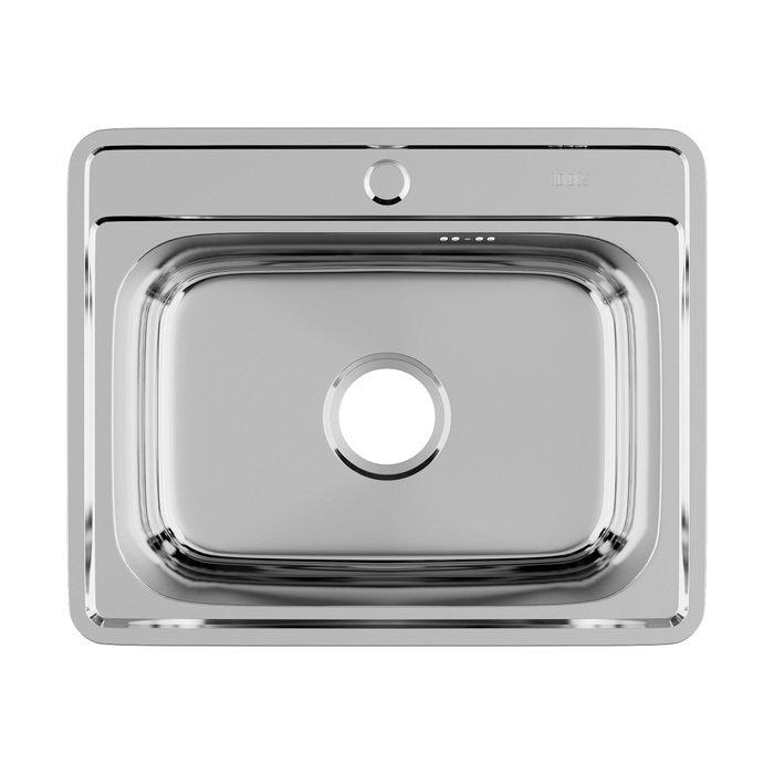 картинка Мойка IDDIS Basic 530*430 нержавеющая сталь, полированная, BAS53P0i77 от магазина Ваша Сантехника