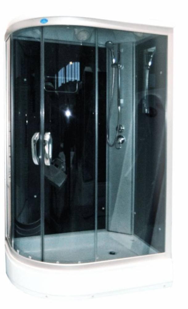 картинка Душевая кабина ВМ-8824 (120 х 80) R тонированная / черная от магазина Ваша Сантехника