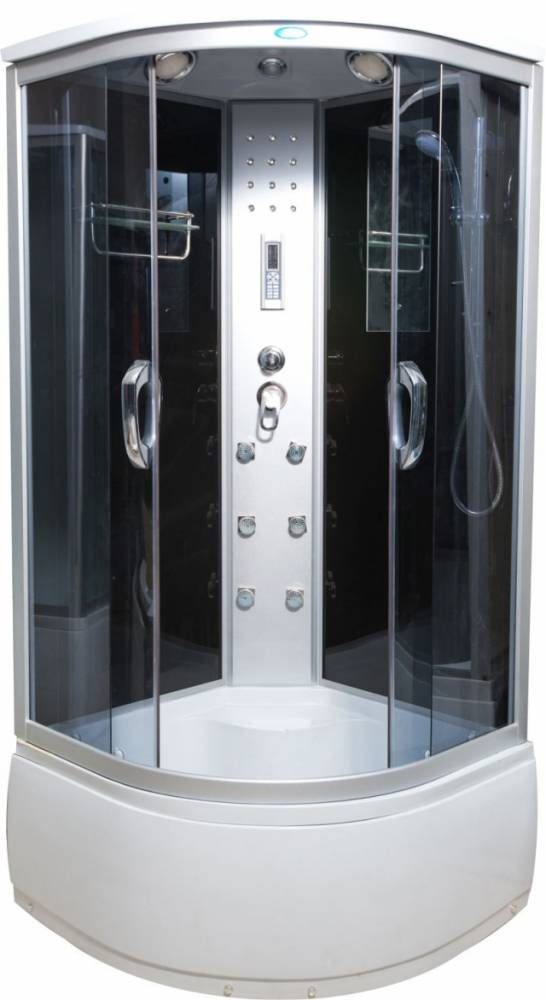 картинка Душевая кабина ВМ-8808 (100 х 100) черная / тонированная от магазина Ваша Сантехника