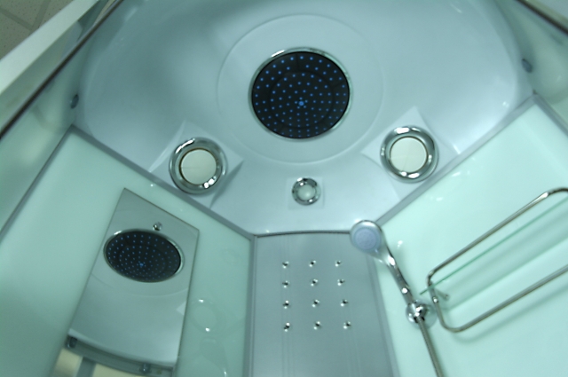 картинка Душевая кабина ВМ-8808 (100 х 100) черная / тонированная от магазина Ваша Сантехника