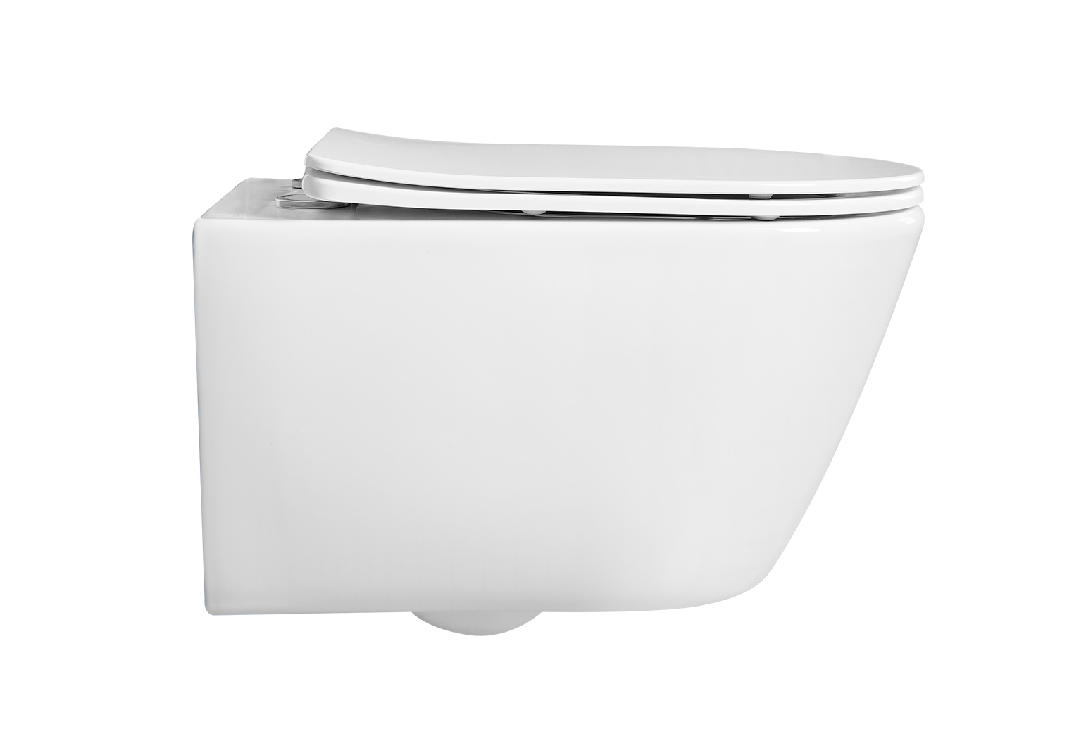 картинка Унитаз подвесной Aquatek БЕТТА AQ1253W-00 безободковый 530*360*330 с сиденьем Soft Close от магазина Ваша Сантехника