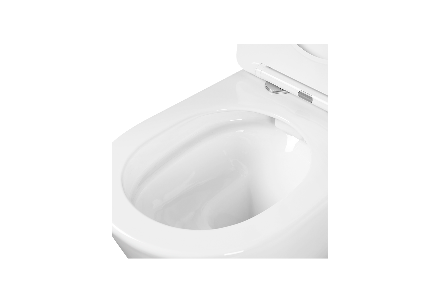 картинка Унитаз подвесной Aquatek БЕТТА AQ1253W-00 безободковый 530*360*330 с сиденьем Soft Close от магазина Ваша Сантехника