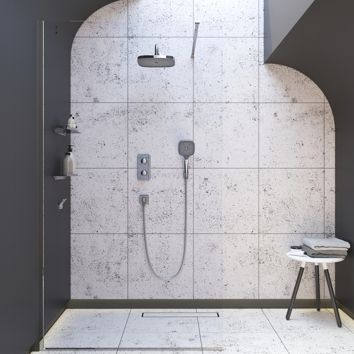 картинка Душевая лейка IDDIS SpaHome квадратная, хром, SPA3FSCi18 от магазина Ваша Сантехника